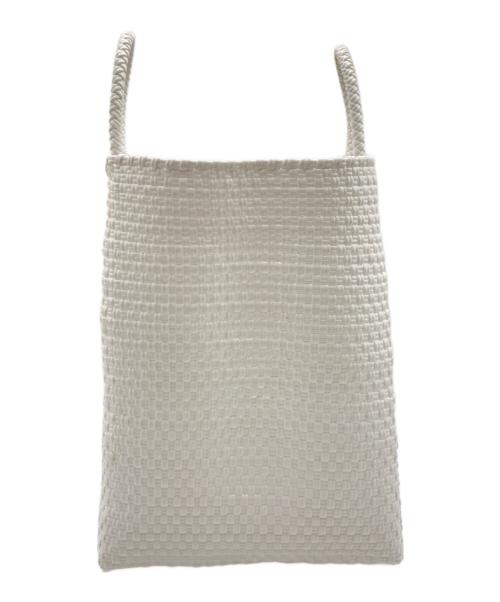 Letra（レトラ）Letra (レトラ) Letra(レトラ) メルカドバッグ  ホワイトの古着・服飾アイテム