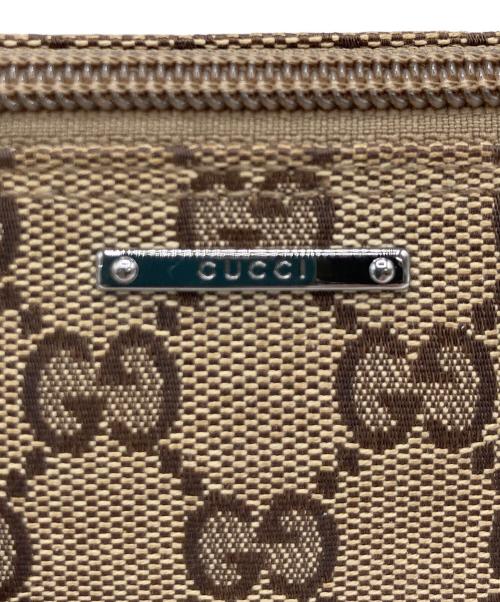 GUCCI（グッチ）GUCCI (グッチ) GUCCI　ショルダーポーチ ブラウン×ベージュの古着・服飾アイテム