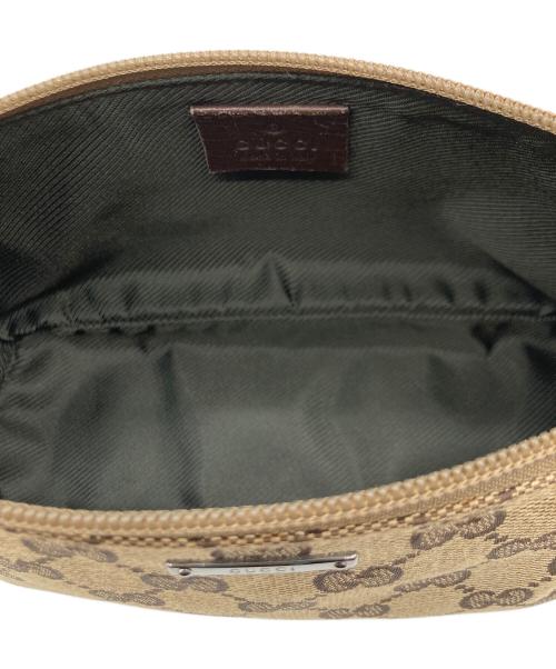 GUCCI（グッチ）GUCCI (グッチ) GUCCI　ショルダーポーチ ブラウン×ベージュの古着・服飾アイテム