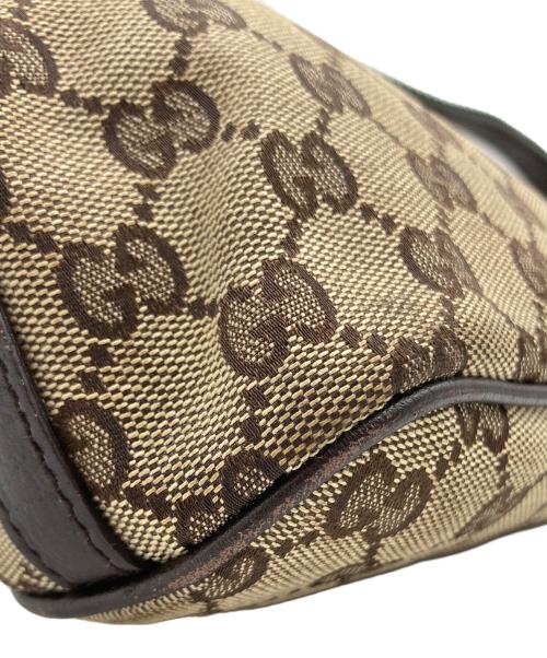 GUCCI（グッチ）GUCCI (グッチ) GUCCI　ショルダーポーチ ブラウン×ベージュの古着・服飾アイテム