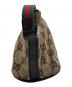 GUCCI (グッチ) GUCCI　ショルダーポーチ ブラウン×ベージュ：22000円