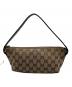 中古・古着 GUCCI (グッチ) GUCCI　ショルダーポーチ ブラウン×ベージュ：22000円