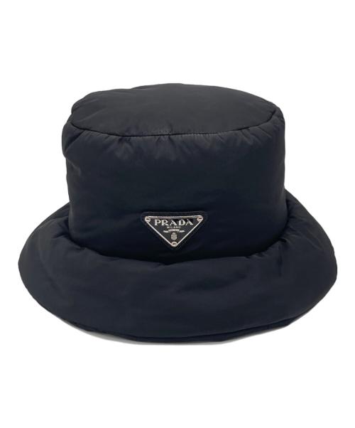 PRADA（プラダ）PRADA (プラダ) PRADA Re-Nylon バケットハット ブラック サイズ:Mの古着・服飾アイテム