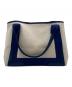 BALENCIAGA (バレンシアガ) BALENCIAGA ネイビーカバス トートバッグ アイボリー×ネイビー：30000円