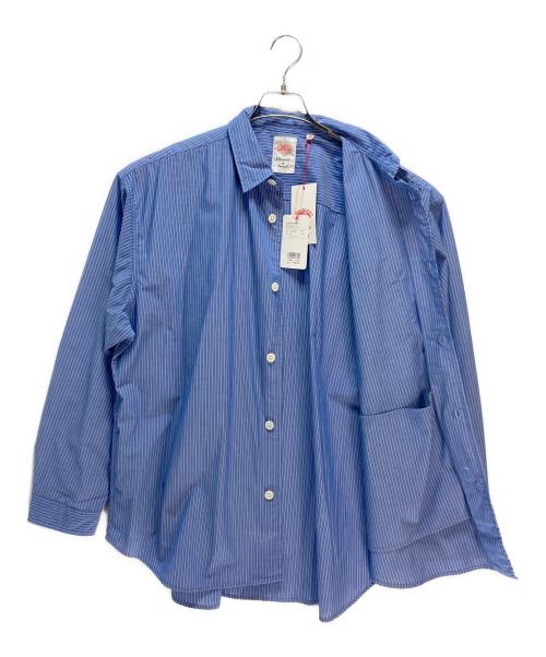 DANTON（ダントン）DANTON (ダントン) ワークシャツ ネイビー サイズ:44 未使用品の古着・服飾アイテム
