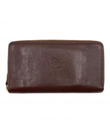 IL BISONTE（イル ビゾンテ）の古着「IL BISONTE ジップラウンド ロングウォレット」｜ブラウン