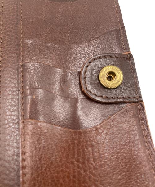 IL BISONTE（イル ビゾンテ）IL BISONTE (イル ビゾンテ) IL BISONTE ジップラウンド ロングウォレット ブラウンの古着・服飾アイテム