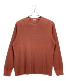 BEAMS×URU（ビームス×ウル）の古着「BEAMS × URU CREW NECK L/S TEE」｜レッド
