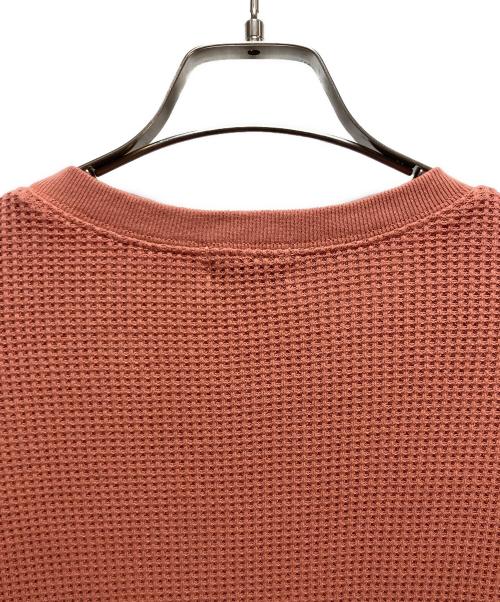 BEAMS（ビームス）BEAMS (ビームス) URU (ウル) BEAMS × URU CREW NECK L/S TEE レッド サイズ:2の古着・服飾アイテム