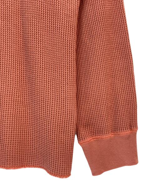 BEAMS（ビームス）BEAMS (ビームス) URU (ウル) BEAMS × URU CREW NECK L/S TEE レッド サイズ:2の古着・服飾アイテム