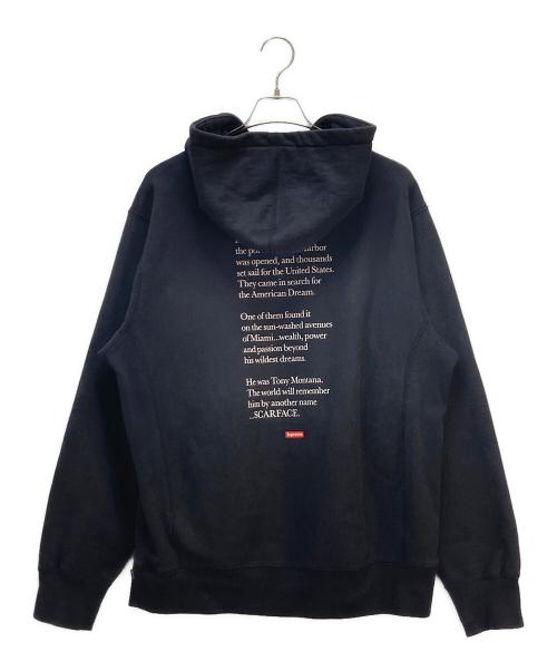 SUPREME（シュプリーム）SUPREME (シュプリーム) 17FW/Scarface Friend Hooded Sweatshirt ブラック サイズ:Largeの古着・服飾アイテム