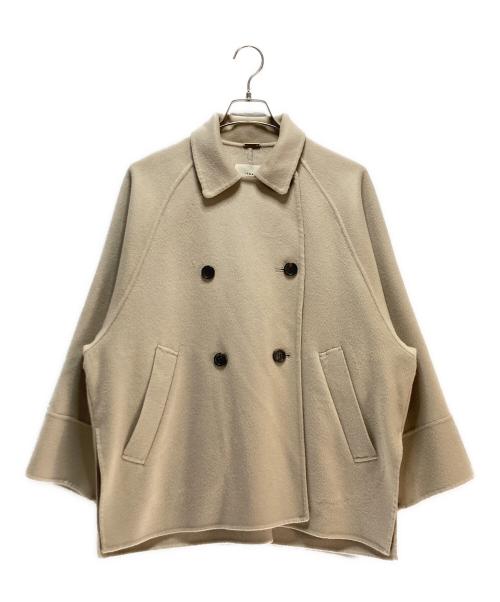 IENA（イエナ）IENA (イエナ) IENA スーパー160ダブルフェイスショートコート ベージュ サイズ:36の古着・服飾アイテム