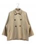 IENA（イエナ）の古着「IENA スーパー160ダブルフェイスショートコート」｜ベージュ