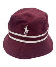 POLO RALPH LAUREN（ポロ・ラルフローレン）の古着「POLO RALPH LAUREN バケットハット」｜ワインレッド