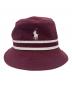中古・古着 POLO RALPH LAUREN (ポロ・ラルフローレン) POLO RALPH LAUREN バケットハット ワインレッド サイズ:61cm：6000円