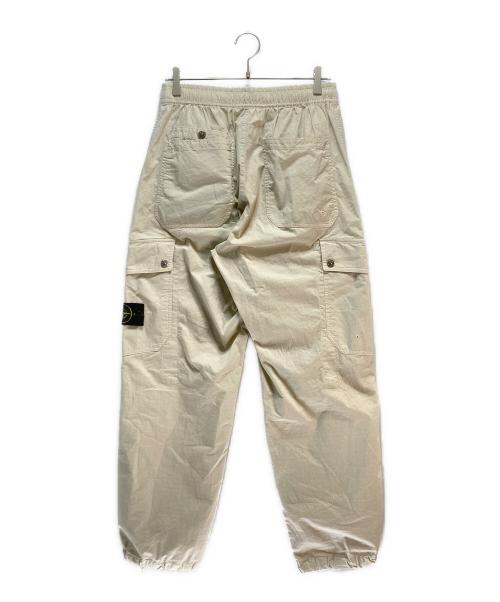 STONE ISLAND（ストーンアイランド）STONE ISLAND (ストーンアイランド) STONE ISLAND  リップストップ TC ルーズフィット カーゴパンツ ベージュ サイズ:30の古着・服飾アイテム