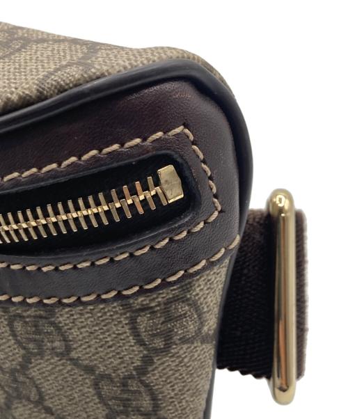 GUCCI（グッチ）GUCCI (グッチ) GUCCI GGスプリーム ボディバッグ ブラウンの古着・服飾アイテム