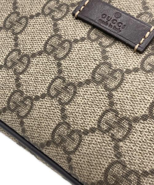 GUCCI（グッチ）GUCCI (グッチ) GUCCI GGスプリーム ボディバッグ ブラウンの古着・服飾アイテム