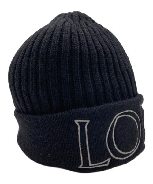 LOEWE（ロエベ）LOEWE (ロエベ) LOEWE（ロエベ）ビーニー ブラック サイズ:無しの古着・服飾アイテム