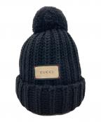 GUCCIグッチ）の古着「GUCCI（グッチ）ニット帽」｜ブラック