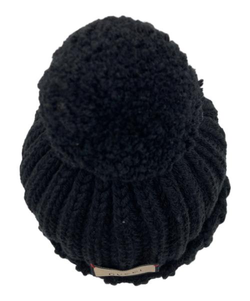 GUCCI（グッチ）GUCCI (グッチ) GUCCI（グッチ）ニット帽 ブラック サイズ:Lの古着・服飾アイテム