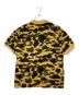 A BATHING APE (アベイシングエイプ) 1ST Camo One Point Regular Fit Polo Shirt カーキ サイズ:L：6000円