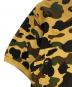 中古・古着 A BATHING APE (アベイシングエイプ) 1ST Camo One Point Regular Fit Polo Shirt カーキ サイズ:L：6000円