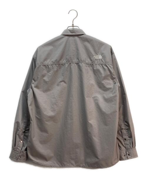 THE NORTH FACE（ザ ノース フェイス）THE NORTH FACE (ザ ノース フェイス) L/S Nuptse Shirt グレー サイズ:Mの古着・服飾アイテム