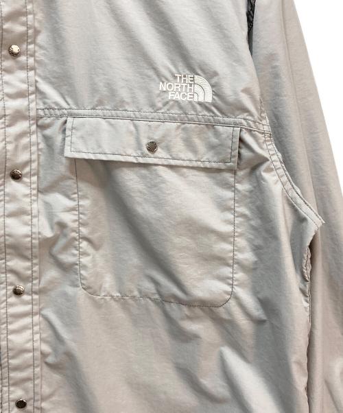 THE NORTH FACE（ザ ノース フェイス）THE NORTH FACE (ザ ノース フェイス) L/S Nuptse Shirt グレー サイズ:Mの古着・服飾アイテム