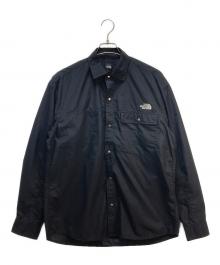 THE NORTH FACE（ザ ノース フェイス）の古着「L/S Nuptse Shirt」｜ブラック