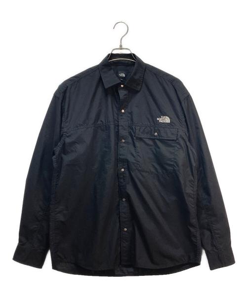 THE NORTH FACE（ザ ノース フェイス）THE NORTH FACE (ザ ノース フェイス) L/S Nuptse Shirt ブラック サイズ:Mの古着・服飾アイテム