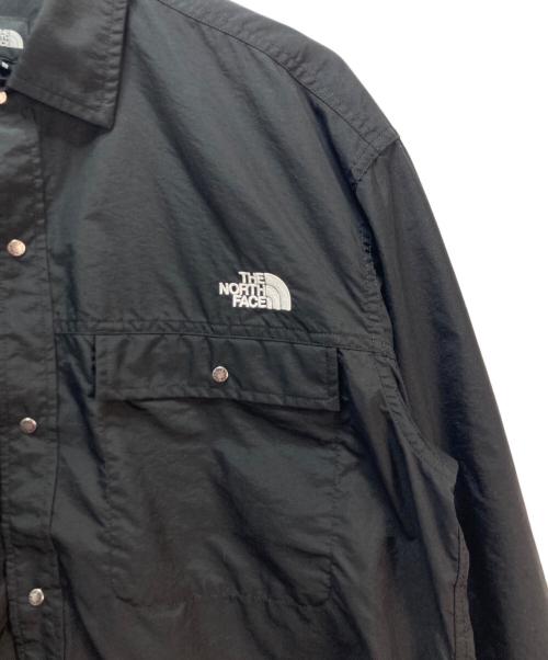 THE NORTH FACE（ザ ノース フェイス）THE NORTH FACE (ザ ノース フェイス) L/S Nuptse Shirt ブラック サイズ:Mの古着・服飾アイテム