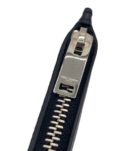 Saint Laurent Paris（サンローランパリ）Saint Laurent Paris (サンローランパリ) Saint Laurent Paris フラグメントラージジップカードケース ブラックの古着・服飾アイテム