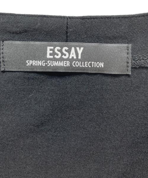 Essay（エッセイ）Essay (エッセイ) 薄手カーディガン ブラック サイズ:Mの古着・服飾アイテム