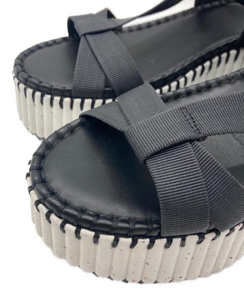 Chloe（クロエ）Chloe (クロエ) Chloe Nama ウェッジサンダル ブラック サイズ:35の古着・服飾アイテム