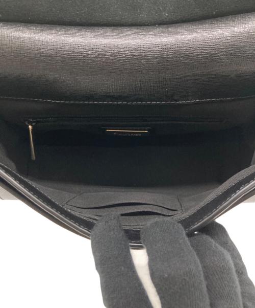 FURLA（フルラ）FURLA (フルラ) FURLA（フルラ）チェーンショルダーバッグ ブラック×ゴールドの古着・服飾アイテム