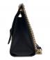 FURLA (フルラ) FURLA（フルラ）チェーンショルダーバッグ ブラック×ゴールド：8000円