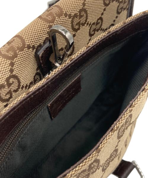 GUCCI（グッチ）GUCCI (グッチ) GUCCI GG ウエストバッグ ブラウンの古着・服飾アイテム