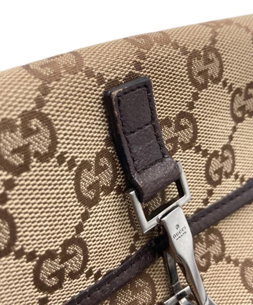 GUCCI（グッチ）GUCCI (グッチ) GUCCI GG ウエストバッグ ブラウンの古着・服飾アイテム