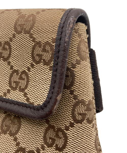GUCCI（グッチ）GUCCI (グッチ) GUCCI GG ウエストバッグ ブラウンの古着・服飾アイテム