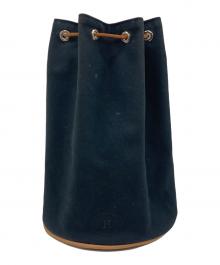 HERMES（エルメス）の古着「ポロションミミルPM ワンショルダー 巾着」｜ブラック×ブラウン