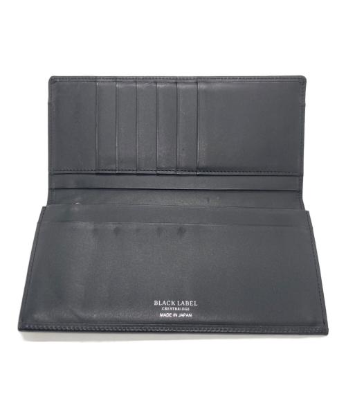 BLACK LABEL CRESTBRIDGE（ブラックレーベル クレストブリッジ）BLACK LABEL CRESTBRIDGE (ブラックレーベル クレストブリッジ) 長財布 ブラックの古着・服飾アイテム