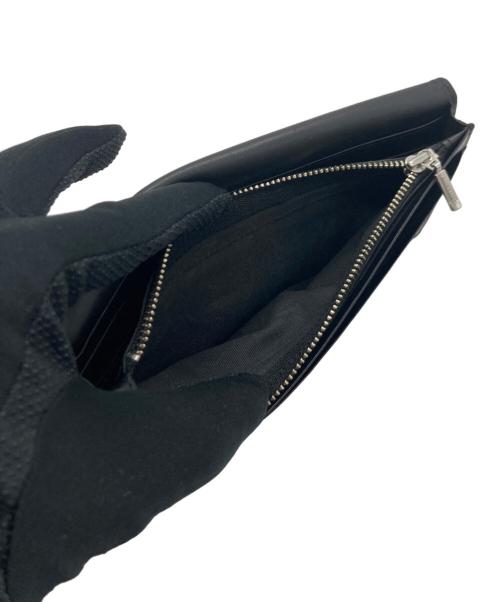 BLACK LABEL CRESTBRIDGE（ブラックレーベル クレストブリッジ）BLACK LABEL CRESTBRIDGE (ブラックレーベル クレストブリッジ) 長財布 ブラックの古着・服飾アイテム