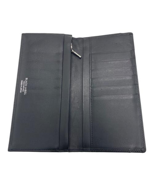 BLACK LABEL CRESTBRIDGE（ブラックレーベル クレストブリッジ）BLACK LABEL CRESTBRIDGE (ブラックレーベル クレストブリッジ) 長財布 ブラックの古着・服飾アイテム