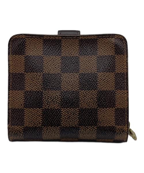 LOUIS VUITTON（ルイ ヴィトン）LOUIS VUITTON (ルイ ヴィトン) LOUIS VUITTON コンパクト・ジップ ダミエ ブラウン サイズ:　の古着・服飾アイテム