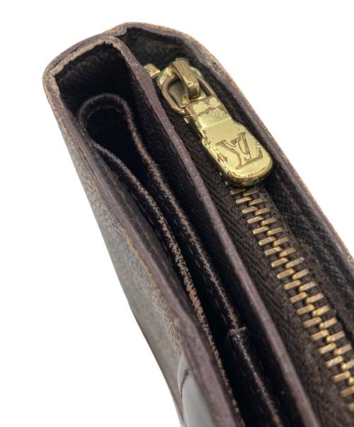 LOUIS VUITTON（ルイ ヴィトン）LOUIS VUITTON (ルイ ヴィトン) LOUIS VUITTON コンパクト・ジップ ダミエ ブラウン サイズ:　の古着・服飾アイテム