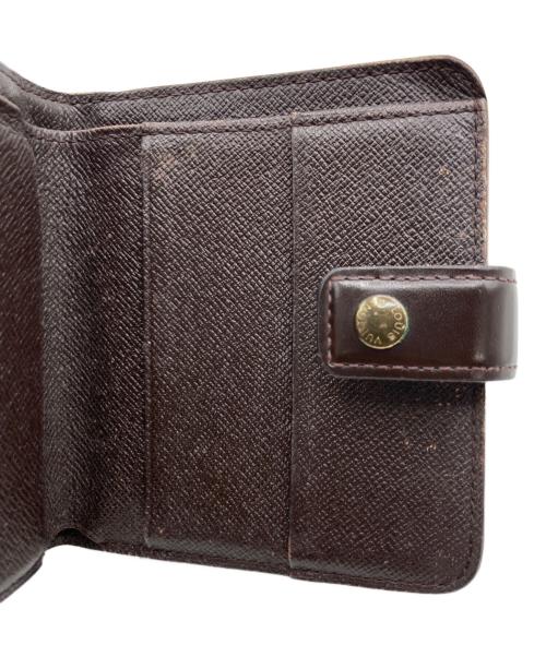 LOUIS VUITTON（ルイ ヴィトン）LOUIS VUITTON (ルイ ヴィトン) LOUIS VUITTON コンパクト・ジップ ダミエ ブラウン サイズ:　の古着・服飾アイテム