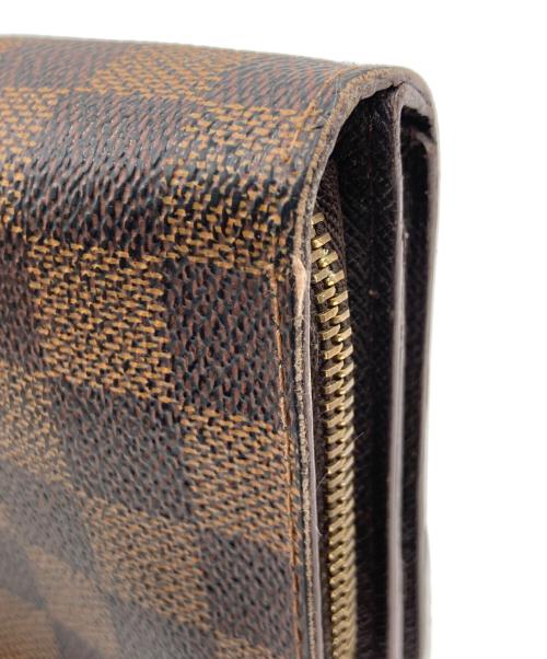 LOUIS VUITTON（ルイ ヴィトン）LOUIS VUITTON (ルイ ヴィトン) LOUIS VUITTON コンパクト・ジップ ダミエ ブラウン サイズ:　の古着・服飾アイテム