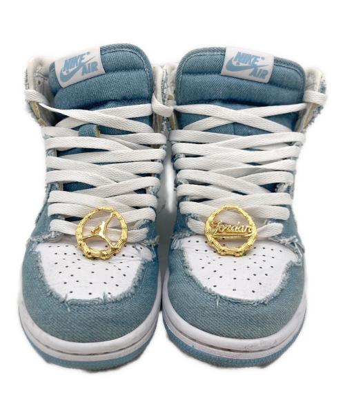 NIKE（ナイキ）NIKE (ナイキ) WMNS AIR JORDAN 1 RETRO HIGH OG スカイブルー×ホワイト サイズ:23.5の古着・服飾アイテム