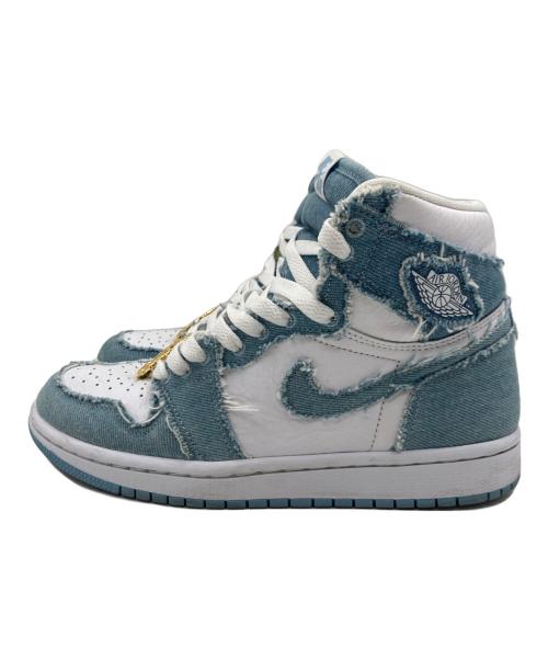 NIKE（ナイキ）NIKE (ナイキ) WMNS AIR JORDAN 1 RETRO HIGH OG スカイブルー×ホワイト サイズ:23.5の古着・服飾アイテム